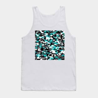 Tidal wave Camo pattern digital Camouflage Tank Top